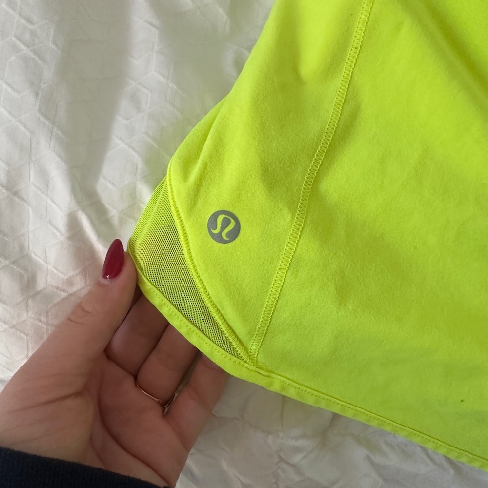 Lululemon Neon Yellow Athletic Top